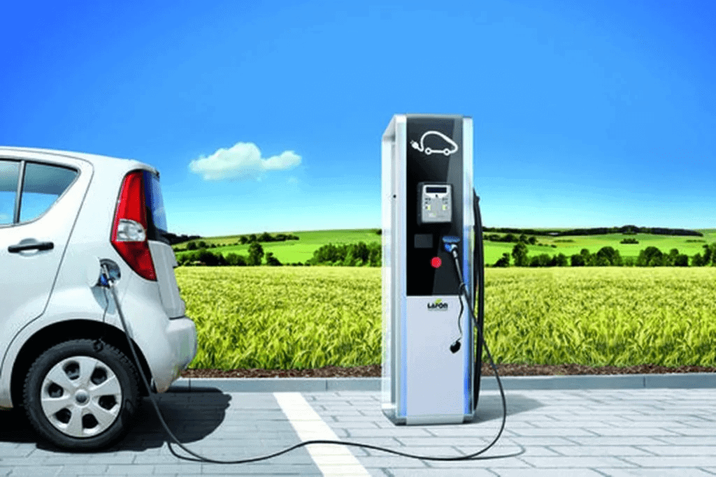 Véhicule électrique et borne de recharge